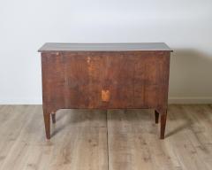 Antique Directoire Chest Of Drawers In Walnut Italy 18th - 4157138
