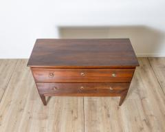 Antique Directoire Chest Of Drawers In Walnut Italy 18th - 4157172