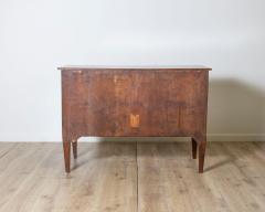 Antique Directoire Chest Of Drawers In Walnut Italy 18th - 4157187