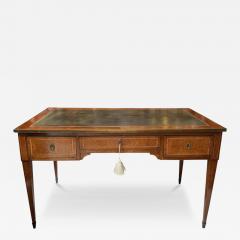 Antique Directoire Style Bronze Mounted Leather Top Writing Table Desk - 4351901