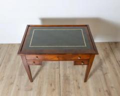 Antique Directoire Table Writing Desk In Walnut Italy 19th - 4146726