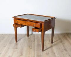 Antique Directoire Table Writing Desk In Walnut Italy 19th - 4146738