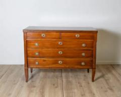 Antique Directoire period chest of drawers in walnut Italy 18th century - 4146675