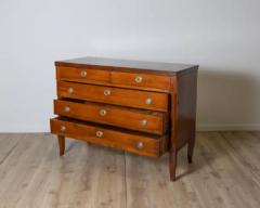 Antique Directoire period chest of drawers in walnut Italy 18th century - 4146676