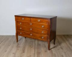 Antique Directoire period chest of drawers in walnut Italy 18th century - 4146677