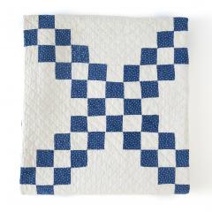 Antique Double Irish Chain with Stars Quilt - 3307046