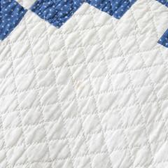 Antique Double Irish Chain with Stars Quilt - 3307048