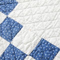 Antique Double Irish Chain with Stars Quilt - 3307049