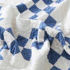 Antique Double Irish Chain with Stars Quilt - 3307050