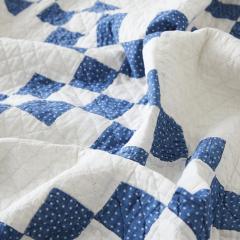 Antique Double Irish Chain with Stars Quilt - 3307053