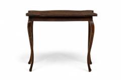 Antique Dutch Elm Inlaid Brass Bound Console Table - 4169731
