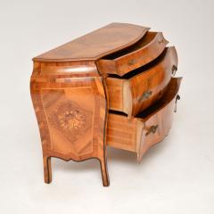 Antique Dutch Inlaid Bombe Commode in Olive Wood - 3258111