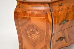 Antique Dutch Inlaid Bombe Commode in Olive Wood - 3258112