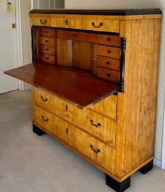 Antique Early 19c Biedermeier Secretary Desk - 2346315