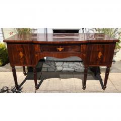 Antique Early 19c English Regency Inlaid Mahogany Sideboard Buffet - 1654541