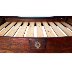 Antique Early 19c French Empire Mahogany Gilt Bronze Daybed - 4254711