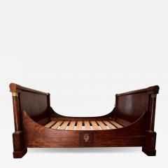 Antique Early 19c French Empire Mahogany Gilt Bronze Daybed - 4256524
