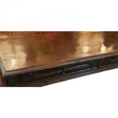 Antique Early 19c Spanish Colonial Walnut 2 Drawer Writing Table Desk - 4762598