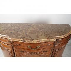 Antique Early 19th C Regence Style Marble Top Sideboard Buffet - 3180976