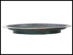 Antique Early Meiji Japanese Cloisonne Phoenix Bird Tray - 3904010