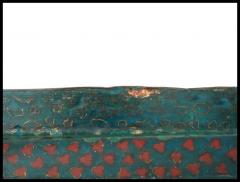Antique Early Meiji Japanese Cloisonne Phoenix Bird Tray - 3904083