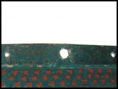 Antique Early Meiji Japanese Cloisonne Phoenix Bird Tray - 3904092