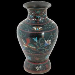 Antique Early Meiji Japanese Cloisonne Vase in the Style of Namikawa - 3903442