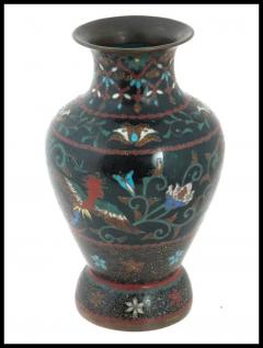 Antique Early Meiji Japanese Cloisonne Vase in the Style of Namikawa - 3903446