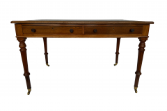 Antique Early Victorian Mahogany Writing Table - 4742783