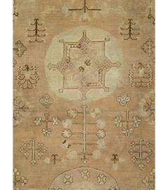 Antique Earth Tone Khotan Carpet - 1087757