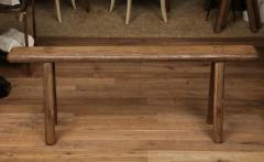 Antique Elm Bench - 1280659