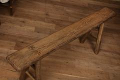 Antique Elm Bench - 1280669