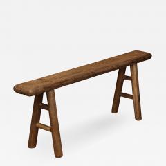 Antique Elm Bench - 1281298