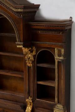 Antique Empire style wall mounted bookcase cabinet - 3679858