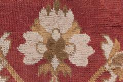 Antique English Axminster Abstract Bold Handwoven Wool Rug - 4122191