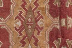Antique English Axminster Abstract Bold Handwoven Wool Rug - 4122195