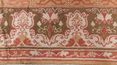 Antique English Axminster Abstract Bold Handwoven Wool Rug - 4122266