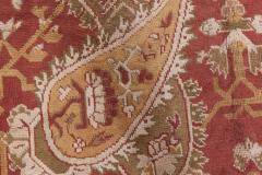 Antique English Axminster Abstract Bold Handwoven Wool Rug - 4122310