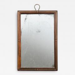 Antique English Brass Inlaid Traveling Mirror - 1618898