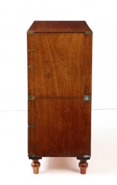 Antique English Campaign Chest circa 1860 - 3426744