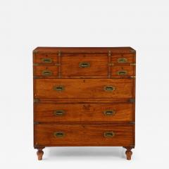 Antique English Campaign Chest circa 1860 - 3430698