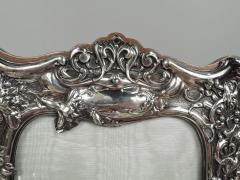 Antique English Edwardian Art Nouveau Sterling Silver Picture Frame - 3753680