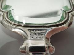Antique English Edwardian Regency Sterling Silver Enamel Vanity Set - 3748250