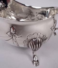 Antique English Edwardian Regency Sterling Silver Gravy Boat - 4126069