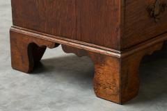 Antique English Fall Front Secretary Desk in Oak - 4468107