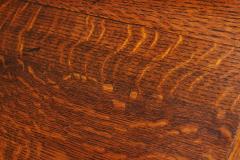 Antique English Fall Front Secretary Desk in Oak - 4468114