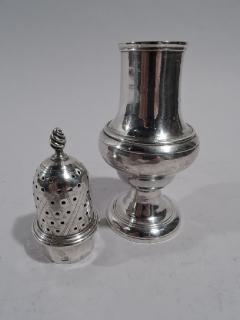 Antique English Georgian Neoclassical Sterling Silver Condiment Caster - 3750413