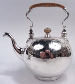 Antique English Georgian Sterling Silver Kettle on Stand - 3772304