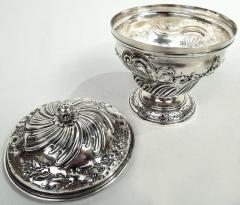 Antique English Georgian Sterling Silver Sugar Bowl 1758 - 4147898