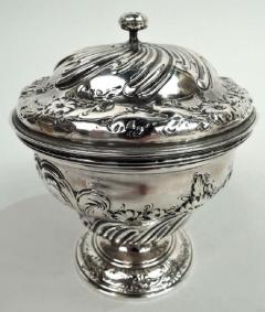 Antique English Georgian Sterling Silver Sugar Bowl 1758 - 4147903